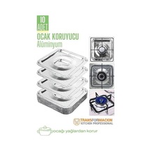 Ocak Koruyucu Folyo - Kızartma Yemek Yağ Koruyucu Folyo 10 Adet