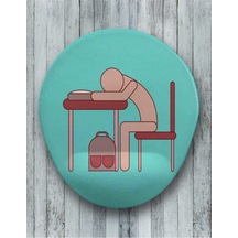 Sleepy Man Oval Bilek Destekli Mouse Pad Mousepad