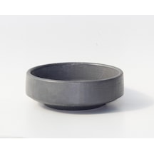 Bonsai Saksısı 3 Adet - El Yapımı Beton Gri Antrasit