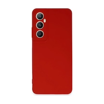 Realme C65 Kılıf First Silikon - Kırmızı Bz8683140786762