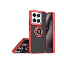 Xiaomi Mi 15 Kılıf Montreal Yüzüklü Silikon Kapak - Kırmızı 0.2M-Çok Renkli
