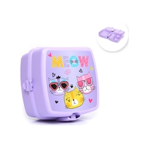 Meow Yemek Kabı - Kedicik Beslenme Kabı - Yemek Kabı - Kedili Beslenme Çantası