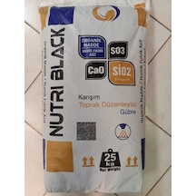 Nutri Black Granül 25 Kg Organik Madde İçerikli Karışım Toprak Düzenleyici Gübre 25 KG