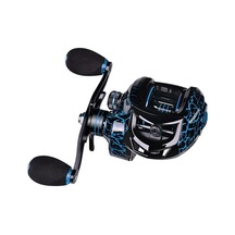 Proberos S10 Derin Bobin Sağ El Kullanıma Uygun 4+1 Yataklı 7.2:1 Oranlı 10kg Maksimum Sürtünmeli Mavi Siyah Balık Makinesi