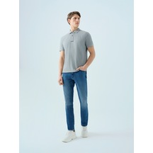 Ricardo Slim Fit Erkek Pantolon Orta İndigo