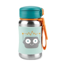 Skip Hop Zoo Pipetli Paslanmaz Çelik Suluk 350 Ml Robot Robot