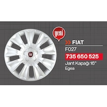 Fıat Egea Jant Kapağı -1 Adet Fıat Egea 16 Jant 735650525