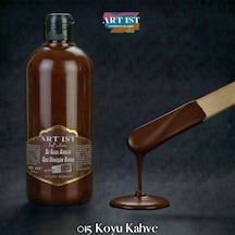 Su Bazlı Geri Dönüşüm Boyaları - 015 Koyu Kahve Ahşap, Taş Tozu, Hobi, Dıy