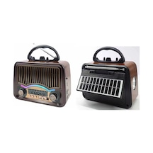 Nostaljik Tasarım Bluetooth / Usb / Sd Kartlı Taşınabilir Şarjlı Radyo Rt-772