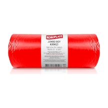 Büzgülü Tıbbi Atık Poşeti Jumbo Boy 80x110 Cm 10x10&apos Lu Sızdırmaz Yırtılmaz Profesyonel Çöp Poşeti, Geri Dönüştürülebilir Kolay Bağlanır Tıbbi Atık Torbası, Hastane, Klinik Büzgülü Çöp Poşeti