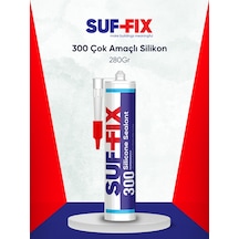 Suf-fix 300 Asetoksi Silikon Mastik 280 Ml Şeffaf, Uv Dayanıml