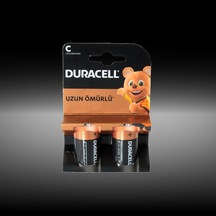 Duracell Alkalin C Orta Boy Pil L