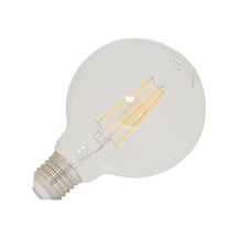 E27 Led Filament Lamba, Sarı Işık 2700k , 7w, 806 Lümen, G95