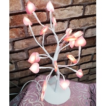 LED IŞIKLI DİLEK AĞACI LED IŞIKLI AĞAÇ PEMBE KALPLİ DİLEK AĞACI ROMANTİK GECELERE ÖZEL DEKOR IŞIKLI AĞAÇ Gün Işığı