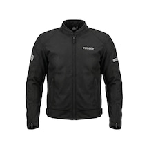 Motoanl Motosiklet Yazlık Mont Full Korumalı Motorcu Mesh Montu Black