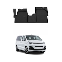 Citroen Jumpy - Spacetourer 2016-2026 Uyumlu 4d Ön Havuzlu Paspas Kauçuk Siyah 1 Parça