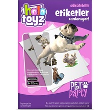 Holotoyz Sticker Pet Party Ar Uyumlu Etiket