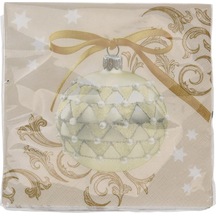 Yılbaşı Gold Temalı Kağıt Peçete Sarı 33 x 33 CM 20 Adet