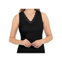 Yaase Dantelli Atlet Siyah Xl - 4 Adet Tarı