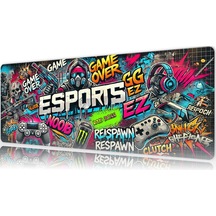 Gaming Oyuncu Xl Mouse Pad Kaydırmaz Dikişli 80 30 Cm Mousepad 25