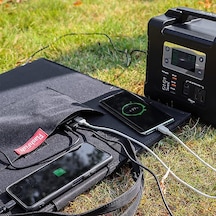 VPROTECH - Taşınabilir Katlanabilir 24V [ Daha Hızlı Şarj ] 60W Güneş Paneli Şarj İstasyonu