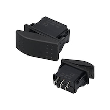 Powermaster Sembolsüz Işıksız Yaylı 3 Pinli On-off 12-24v Marin Switch-179274
