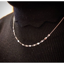 Oriental Kuyumculuk Jewellery Gümüş Uzun Kıvrık Kolye Gümüş