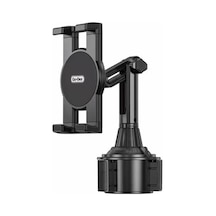 Araç İçi Telefon Tutucu Go Des GD-HD313 360 Oynar Başlıklı Bardaklık Tipi Tasarım