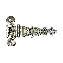 Dekoratif, Sac Tek Kuyruklu Menteşe - 40x68 Mm, Küçük, Nikel, 100 Adet