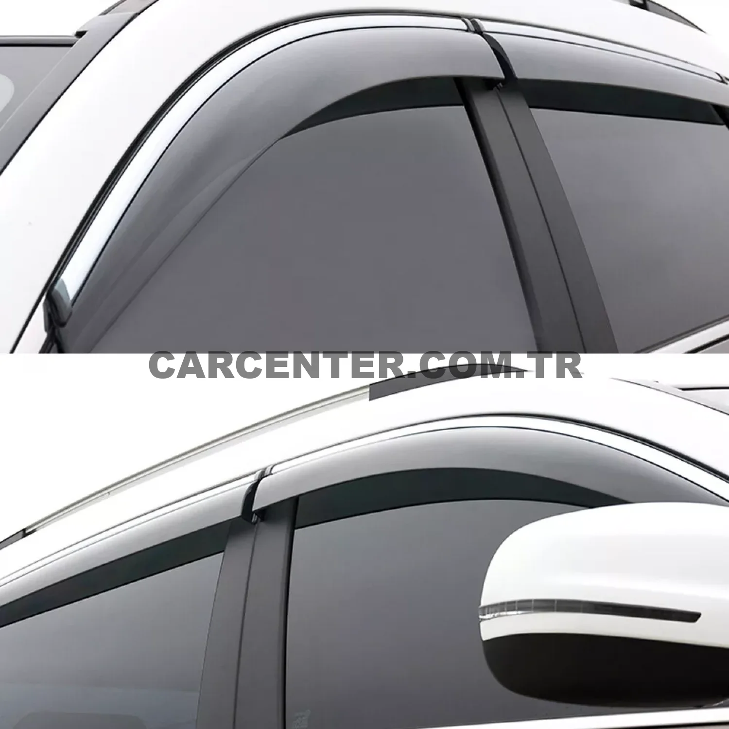 Isuzu D-max 2016 2019 Kromlu Cam Rüzgarlığı 4lü Set Dmax