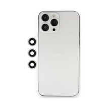 Newface Apple  Uyumlu  iPhone 12 Pro Shine Kamera Lens - Gümüş