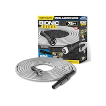 Bionic Steel 1583 Bahçe Hortumu, Gümüş, 75' Abanoz