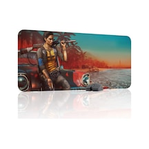 Far Cry Kaymaz Dikişli Kauçuk Oyuncu Mousepad V2 - 90x40 Xxl Gaming Mouse Pad Fare Altlığı
