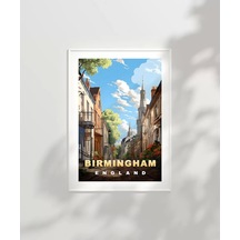 Çerçevesiz Poster Birmingham'ın Sakin Sokakları