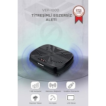 Egzersiz Aleti Kumandalı Yüksek Titreşimli Programlı Kondisyon Aleti Vep1000 Siyah