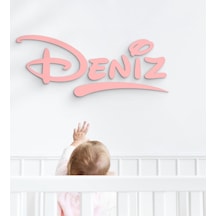 Bk Gift Kişiye Özel İsimli Ahşap Duvar Yazısı-3 Gri