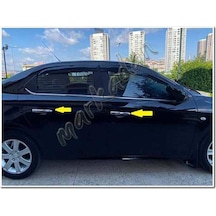 DB Chrome Peugeot 301 Kapı Kolu Nikelajı 2012 Sonrası 4 Kapı P.Çe