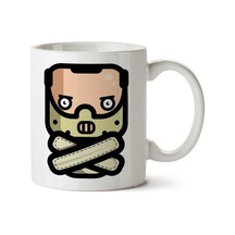 Simpler Dr Hannibal Lecter Silence Of The Lambs İki Tarafı Baskılı Kupa Bardak Çok Renkli