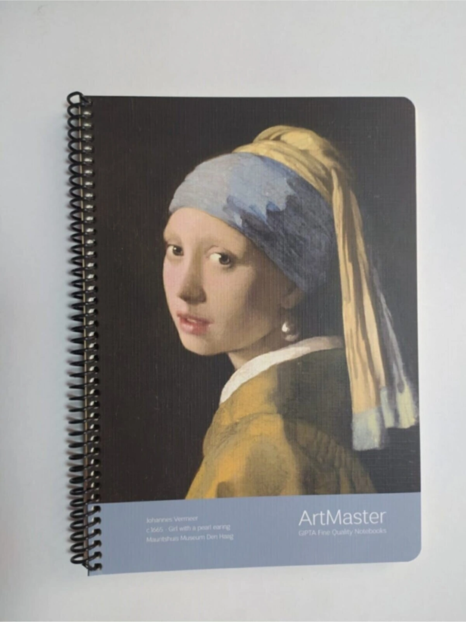 Art Master 100 Yaprak Çizgisiz Karton Kapak Orta Boy Defter Küpelikız