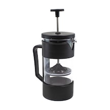 French Press Filtre Kahve Bardağı Bitki Çayı Demlik 420 Ml Siyah