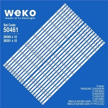 Wkset-5461 36590x10 36591x10 Innolux 6201b001j5200/6201b001j4200 20 Adet Led Bar Tvnizi Açıp İçindeki Led Barla Birebir Aynısı Olduğunu Görmeden Almayınız. Sonrasında İade Almamaktayız. Çok Renkli