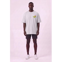 Blow Up Future Gen Günlük Spor Tişört Space Gri Oversize 141783 Siyah