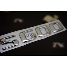 S600 Bagaj Krom Metal 3M 3D Yazı Logo