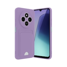 Redmi 14c Kelvin Kartvizitli Silikon - Lila Bz8683140875060