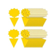 Novahub Parlak Sarı Uçan Böcek Tuzakları - Uv Dirençli, Su Geçirmez Yapışkan, İç/dış Mekan İdeal