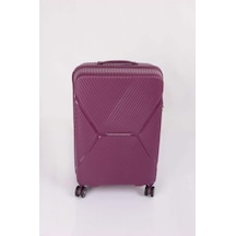 United Colors Of Benetton Büyük Boy Kırılmaz Valiz Polipropilen Mor Bnt3000 Mor