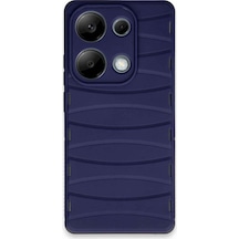 Xiaomi Redmi Note 13 Pro 4g Uyumlu Kılıf Bibercas Silikon Kapak - Lacivert