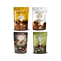 Osso Set Dibek Kahvesi+  Menengiç Kahvesi + Osmanlı Kahvesi  + Damla Sakızlı Kahvesi