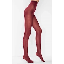 Bordo Mikro 40 Opak Mat Külotlu Çorap Bordo