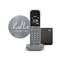 Gıgaset Cl390, Dect Telefon, Gri, 12 Saat Konuşma, 180 Saat Bekleme, 150 Kişilik Rehber